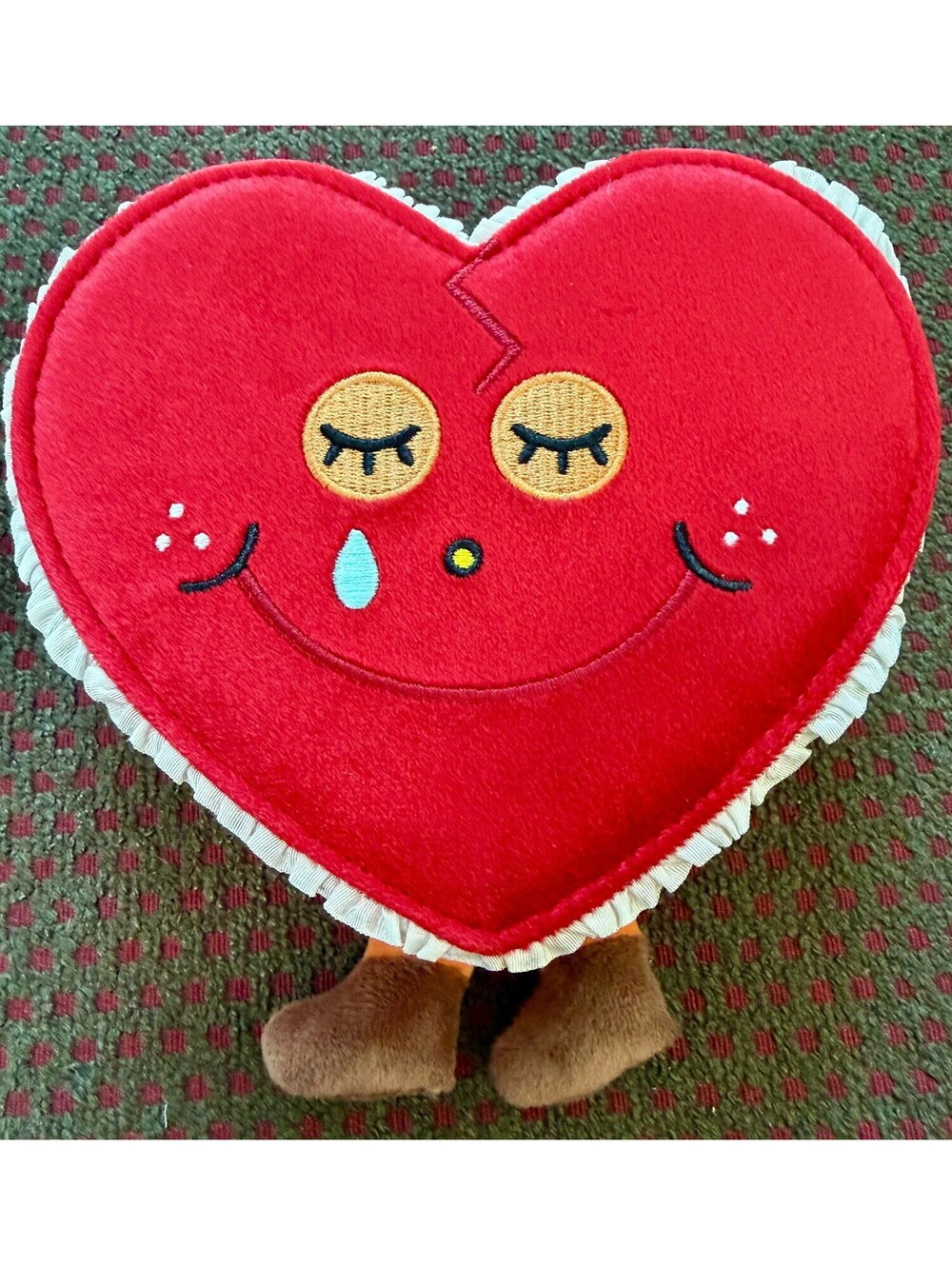 POP MART CRYBABY Crying For Love Heart Jewelry Box GWP Exclusive Plush Case New